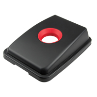 Waste Classification - Lid, Open Lid, Plastic, Fits Container Size: 17-1/4" x 12-1/2" Equipex