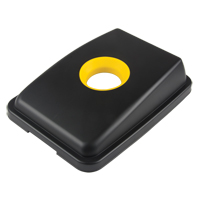 Waste Classification - Lid, Open Lid, Plastic, Fits Container Size: 17-1/4" x 12-1/2" Equipex