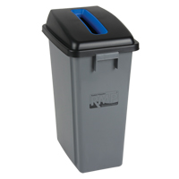 Recycling & Garbage Bin with Classification Lid, Plastic, 16 US gal. Equipex