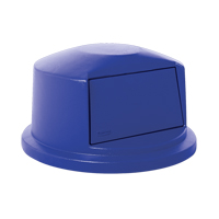 Round Brute&reg; Tops, Dome Lid, Plastic/Polyethylene, Fits Container Size: 22" Dia. Equipex