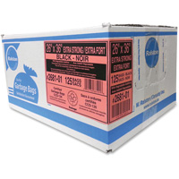 Sacs &agrave; d&eacute;chets de calibre industriel, T-Fort, 36" la x 26" lo, 1,17 mil, Noir Equipex