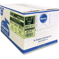 Sacs &agrave; d&eacute;chets de calibre industriel, Fort, 38" la x 30" lo, 0,85 mils, Noir Equipex