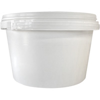 Pail with Lid, Plastic, 1.03 gal. Equipex