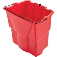 Seau optionnel Wavebrake pour eau sale, Capacit&eacute; de 4.5 gal. US (18 pintes), Rouge Equipex