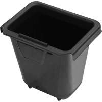 Waste Container, Deskside, Polyethylene, 4-1/4 US Qt. Equipex