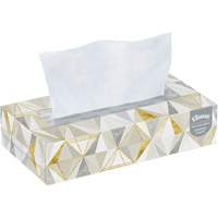 Papier-mouchoir Kleenex - &eacute;tui pratique, 2 pli, 7,8" lo x 8,3" la, 125 feuilles/boîte Equipex