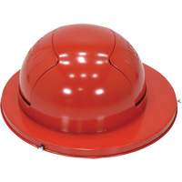 Drum Waste Disposal Top, Dome Lid, Metal, Fits Container Size: 23-1/2" Dia. Equipex