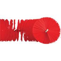 Hooked Brush, Medium/Stiff Bristles, 15-1/2" Long, Red Equipex