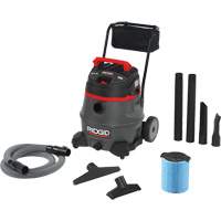 NXT Industrial Vacuum with Cart, Wet-Dry, 6 HP, 14 US Gal. (53 Litres) Equipex
