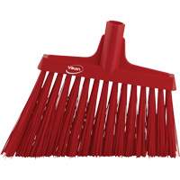 T&ecirc;te de balai oblique, Crins Extra-ferme, 12", Polyester, Rouge Equipex