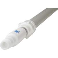 Handle, Broom/Scraper/Squeegee, White, Telescopic, 62" - 113" L Equipex