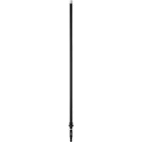 Deck Scrub Handle, Brush/Pad Holder, Black, Telescopic, 62"-113" L Equipex