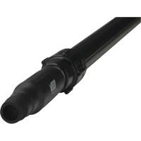 Deck Scrub Handle, Brush/Pad Holder, Black, Telescopic, 62"-113" L Equipex