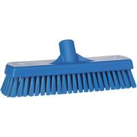 Brosse &agrave; r&eacute;curer pour planchers et murs, Crins Ferme, 12", Polyester, Bleu Equipex