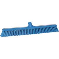 Balai-brosse &agrave; soies combin&eacute;es, Crins Cors&eacute;/Fin, 24", Polyester, Bleu Equipex