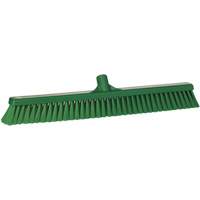 T&ecirc;te de balai-brosse pour petites particules, Crins Fin, 24", Polyester, Vert Equipex
