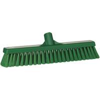 T&ecirc;te de balai-brosse pour petites particules, Crins Fin, 16-1/2", Polyester, Vert Equipex