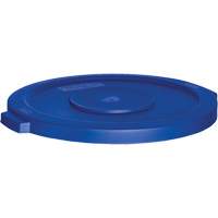 Couvercle pour contenant &agrave; d&eacute;chets, Couvercle plat, Plastique, Convient aux contenants 22" dia. Equipex