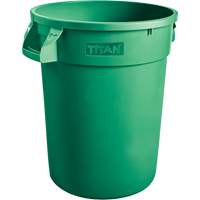 Contenant &agrave; d&eacute;chets, Poly&eacute;thyl&egrave;ne, 32 gal. US Equipex