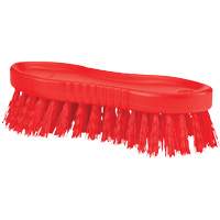 ColorCore Hand Brush, Stiff Bristles, 6" Long, Red Equipex