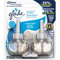 Glade&reg; PlugIns&reg; Scented Oil Refills, Clean Linen&reg;, Cartridge Equipex