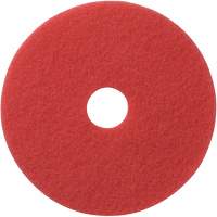 Tampons &agrave; lustrer pour planchers, 12", Lustrage, Rouge Equipex