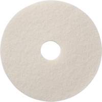 Tampons &agrave; polir pour planchers, 12", Polissage, Blanc Equipex