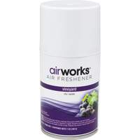 AirWorks&reg; Metered Air Fresheners, Vineyard, Aerosol Can Equipex