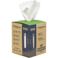 TaskBrand&reg; V40 Value Series Wipers, All-Purpose, 12" L x 10" W Equipex