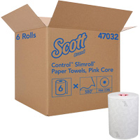 Serviettes Slimroll* de Scott en rouleau dur, 1 pli, Standard, 580' lo Equipex