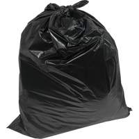Industrial Garbage Bags, Strong, 26" W x 36" L, 0.9 mils, Black, 45 L (12 Gal.) Capacity Equipex