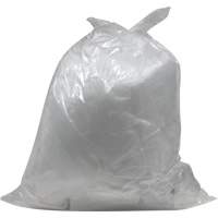 Industrial Garbage Bags, Utility, 20" W x 22" L, 0.64 mils, Clear, 23 L (6 Gal.) Capacity Equipex