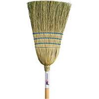 Balai de paille robuste, Trois cordes, Manche Bois Equipex