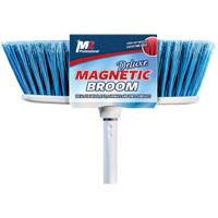 Balai magn&eacute;tique &agrave; t&ecirc;te plate avec manche, pour l'int&eacute;rieur, Longueuer de 48" Equipex