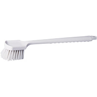 Long Handle Pot Brush, 20" L, Polypropylene Bristles, White Equipex