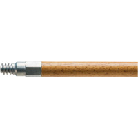 Manche en bois avec embout en m&eacute;tal, Bois, Pointe Filetage ACME, 1-1/8" dia, 60" lo Equipex