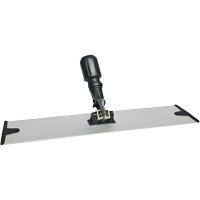 Support de vadrouille &agrave; &eacute;pousseter en microfibres &agrave; boucles et crochets, 18", Aluminium Equipex