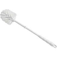 Brosse &agrave; cuvettes, 15-1/2" l, Soies Polypropyl&egrave;ne, Rouge/Blanc Equipex