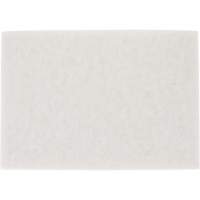 TopLine Speed Floor Pad, 14" x 20", Buffing/Cleaning/Polish, White Equipex