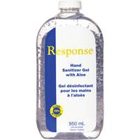 Response&reg; Hand Sanitizer Gel with Aloe, 950 ml, Refill, 70% Alcohol Equipex