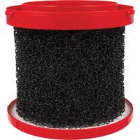 Wet Vacuum Filter, Foam, Fits 1.6 - 2.5 US gal. Equipex
