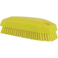 Hand Brush, Stiff Bristles, 5" Long, Yellow Equipex