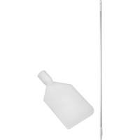 Grattoir &agrave; palette avec manche, Blanc, 4-1/3" la x 59" lo Equipex