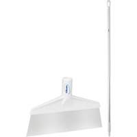 Grattoir &agrave; plancher avec manche, Blanc, 9-3/5" la x 55-9/10" lo Equipex