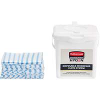 Microfibre Cloth Charging Bucket, White Equipex