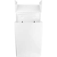 Poubelle pour serviettes hygi&eacute;niques mont&eacute;e en surface Equipex