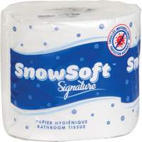 Papier hygi&eacute;nique de premi&egrave;re qualit&eacute; Snow Soft, 2 Pli, 600 Feuilles/Rouleu, Longueur 145', Blanc Equipex