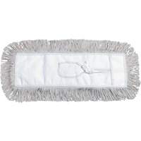 Vadrouille &agrave; &eacute;pousseter, Style &agrave; attacher, Coton, 18" lo x 5" la Equipex