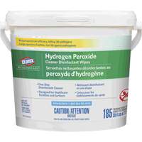 Lingettes d&eacute;sinfectantes et nettoyantes &agrave; base de peroxyde d'hydrog&egrave;ne Healthcare, 185 lingettes Equipex