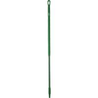 Handle, Broom/Brush/Pad Holder/Scraper/Squeegee, Green, Standard, 51-1/2" L Equipex